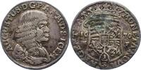 Magdeburg-Erzbistum 1/3 Taler August von Sachsen-Weißenfels 1638-1680. -