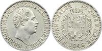 Mecklenburg-Schwerin 1/6 Taler Friedrich Franz II. 1842-1883. -