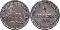 Braunschweig-Calenberg-Hannover 1/2 Groschen Georg V. 1851-1866. -