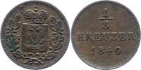 Schwarzburg-Rudolstadt 1/8 Kreuzer Friedrich Günther 1807-1867. -