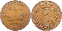 4 Pfennig 1810 Sachsen-Coburg-Saalfeld Ernst 1806-1826. Schrötlingsfehler, sehr schön