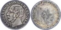 Braunschweig-Calenberg-Hannover Bracteatenförmiger Abschlag vom Stempel des 1/12 T Georg V. 1851-1866. -