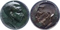 Brandenburg-Preußen Einseitige Bronzegussmedaille Republik 1918-1947. -