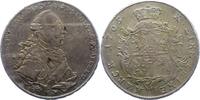 Taler 1765 Sachsen-Coburg-Saalfeld Ernst Friedrich 1764-1800. Schöne Patina. Winz. Schrötlingsfehler, sehr schön