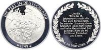 Silbermedaille  Medicina in nummis Notzeiten und Teuerung Vorzüglich