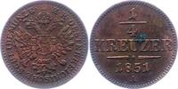 Haus Habsburg 1/4 Kreuzer Franz Joseph I. 1848-1916. -