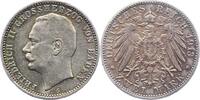 Baden 2 Mark Friedrich II. 1907-1918. -