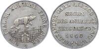 Anhalt-Bernburg Ausbeutetaler Alexander Carl 1834-1863. -