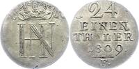 Westfalen, Königreich 1/24 Taler Hieronymus Napoleon 1807-1813. -