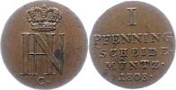 Westfalen, Königreich Pfennig Hieronymus Napoleon 1807-1813. -