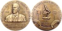Medicina in nummis Bronzemedaille Allan, William 1881-1943, Amerikanischer Arzt und Genetiker, der bahnbrechende Studien zur Humangenetik und zu Erbkrankheiten du -