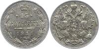 Russland 15 Kopeken Nikolaus II. 1894-1917. -