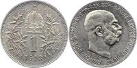 Haus Habsburg 1 Krone Franz Joseph I. 1848-1916. -