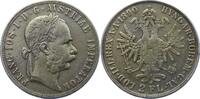 Haus Habsburg Doppelgulden Franz Joseph I. 1848-1916. -