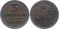 Haus Habsburg 3 Centesimi Franz Joseph I. 1848-1916. -