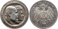 Württemberg 3 Mark Wilhelm II. 1891-1918. -