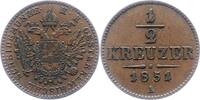 Haus Habsburg 1/2 Kreuzer Franz Joseph I. 1848-1916. -