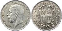 Großbritannien 1/2 Crown George V. 1910-1936. -