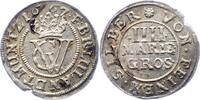 4 Mariengroschen Feinsilber 1667 Braunschweig-Lüneburg-Celle Georg Wilhelm 1665-1705. Schrötlingsfehler, vorzüglich
