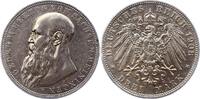 Sachsen-Meiningen 3 Mark Georg II. 1866-1914. -
