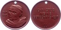Reformation Porzellanmedaille 450-Jahrfeier der Reformation 1967. -