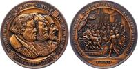 Reformation Bronzemedaille 400-Jahrfeier der Übergabe der Augsburger Konfession. -