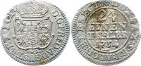 Sachsen-Albertinische Linie 1/24 Taler Friedrich August II. 1733-1763. -