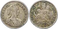 Haus Habsburg 15 Kreuzer 1745 KB Maria Theresia 1740-1780. Winz. Kratzer, VF