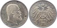 Württemberg 2 Mark Wilhelm II. 1891-1918. -