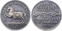Braunschweig-Calenberg-Hannover Silbermedaille Georg Ludwig 1698-1714. -