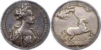 Braunschweig-Wolfenbüttel Silbermedaille Anton Ulrich, allein 1704-1714. -