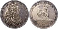 Braunschweig-Wolfenbüttel Silbermedaille August Wilhelm 1714-1731. -