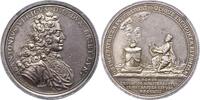 Silbermedaille 1713 Braunschweig-Wolfenbüttel Anton Ulrich, allein 1704-1714. Sehr schön +