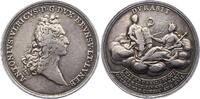 Braunschweig-Wolfenbüttel Silbermedaille Anton Ulrich, allein 1704-1714. -