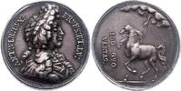 Braunschweig-Wolfenbüttel Silbermedaille Anton Ulrich, allein 1704-1714. -