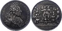 Braunschweig-Wolfenbüttel Silbermedaille August Wilhelm 1714-1731. -