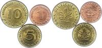 Münzen der Bundesrepublik Deutschland 10Pfennig Mark 1945-2001. -