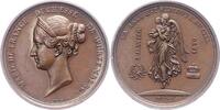 Württemberg Bronzemedaille Maria Christina (Marie von Orleans) *1813, +1839, Tochter des Königs Louis Philippe von Frankreich, seit 1837 Gemah, Tochter des -