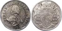Taler 1770 Salzburg Sigismund von Schrattenbach 1753-1771. Schöne Patina. Broschierspur, sehr schön