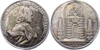 Silbermedaille 1767 Salzburg Sigismund von Schrattenbach 1753-1771. Schöne Patina. Winz. Henkelspur, Kratzer, sehr schön