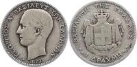 Griechenland Drachme Georg I. 1863-1913. -