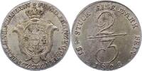 Mecklenburg-Schwerin 2/3 Taler Friedrich Franz I. 1785-1837. -