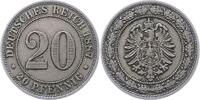 Kleinmünzen 20 Pfennig -