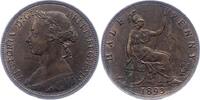 Großbritannien 1/2 Penny Victoria 1837-1901. -