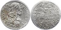 Haus Habsburg 3 Kreuzer Leopold I. 1657-1705. -