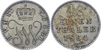 Mecklenburg-Strelitz 1/48 Taler Friedrich Wilhelm 1860-1904. -