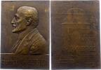 Medicina in nummis Bronzeplakette Walther, Charles, Französischer Mediziner. -