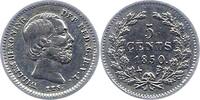 Niederlande-Königreich 5 Cents Wilhelm III. 1849-1890. -