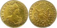 Haus Habsburg Doppelter Souverains d´or 1 Gold Maria Theresia 1740-1780. -