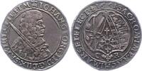 Sachsen-Albertinische Linie 1/8 Taler Johann Georg II. 1656-1680. -